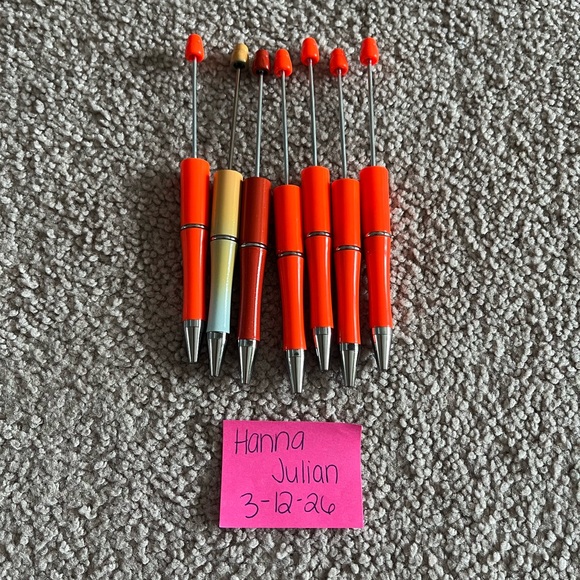 Colorful Beadable Pens Set - Picture 2 of 10